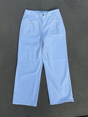 Marc New York White Jeans with Branded Button Women’s 4 like new Coastal
